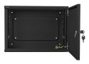 Lanberg WAF1-5203-04-00B stojak 4U Szafa wisząca Czarny