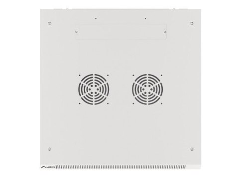 SZAFA INSTALACYJNA RACK WISZĄCA 19" 12U 600X600 SZARA DRZWI METALOWE (FLAT PACK)