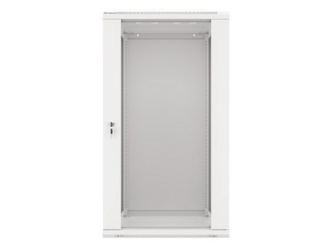 Szafa jednosekcyjna Lanberg WF01-6622-10S (22U; 1080mm / 600mm / 600 mm; wisząca; Szklane; 19''; kolor szary)