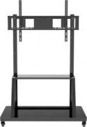 Uchwyt - Techly 105575 Mobilny stojak do telewizora LED/LCD/PDP, 55-100'', 150kg, półka AV