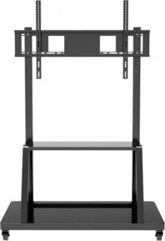 Uchwyt - Techly 105575 Mobilny stojak do telewizora LED/LCD/PDP, 55-100'', 150kg, półka AV