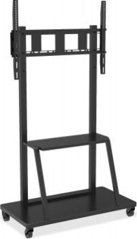 Uchwyt - Techly 105575 Mobilny stojak do telewizora LED/LCD/PDP, 55-100'', 150kg, półka AV