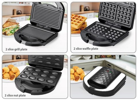 Feel-Maestro Opiekacz do kanapek / sandwich 3w1 MR-709