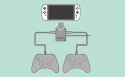 Podstawka USB podwójna PlayStand dla Nintendo Switch 2 - Dark Grey