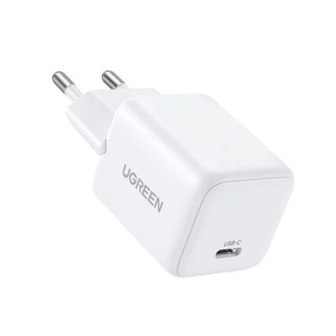 Ładowarka sieciowa Ugreen X513 30W GaN 1x USB-C + kabel USB-C 1m - biała