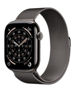 Apple Watch Series 11 GPS + Cellular koperta 46 mm z tytanu w kolorze łupku, bransoleta mediolańska w kolorze łupku M/L