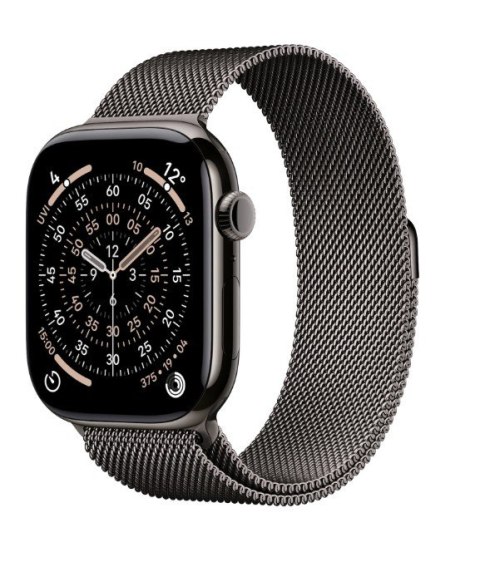 Apple Watch Series 11 GPS + Cellular koperta 46 mm z tytanu w kolorze łupku, bransoleta mediolańska w kolorze łupku M/L