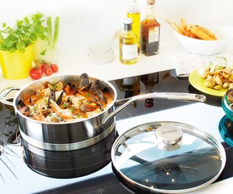 Rondelek niski z 2 uchwytami Demeyere Atlantis 7 - 2.8 ltr (WYPRZEDAŻ)