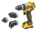 Wiertarko-wkrętarka z 4 głowicami 12V DCD703L2T DEWALT