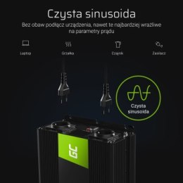 Green Cell 24V na 230V Czysta sinusoida 3000W