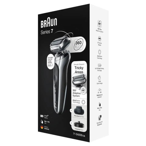 Braun Series 7 71-S4200cs Golarka foliowa Przycinarka Czarny