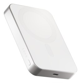 ZENS Slim Qi2 Aluminium Powerbank - magnetyczny powerbank 10000 mAh kompatybilny z MagSafe i Qi2 (white)