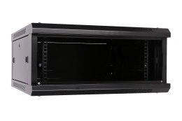 Extralink Szafa rack 4U 600x600 Czarna montowana na ścianie