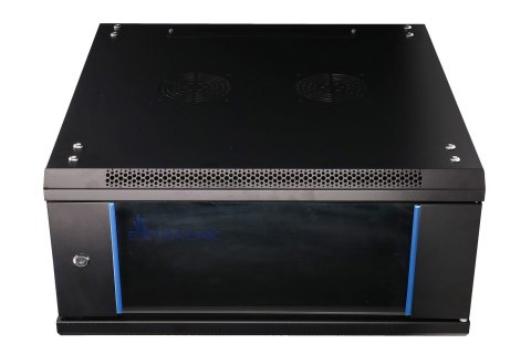 Extralink Szafa rack 4U 600x600 Czarna montowana na ścianie
