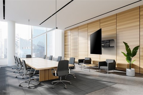 Neomounts WL40S-950BL18 uchwyt / stojak do monitorów 2,79 m (110") Ściana Czarny