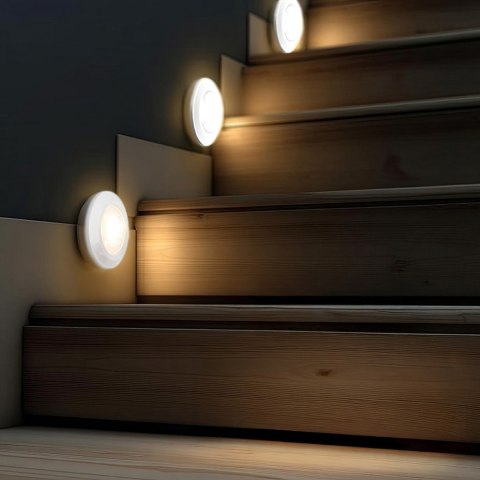 Maclean Lampa zestaw 6 LED Energy z pilotem na baterie 3xAAA MCE165