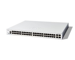 Switch Cisco C1300-48T-4X łącza sieciowe Zarządzany L2/L3 Gigabit Ethernet (10/100/1000) Biały