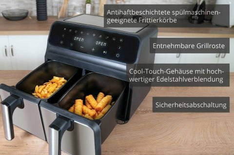 Frytownica Unold Air Fryer Double Twin Zone srebrny