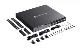 TP-LINK Przełącznik zarządzalny SG6428X Omada 24-Port Gigabit Stackable L3 Managed Switch with 4 10GE SFP+ Slots