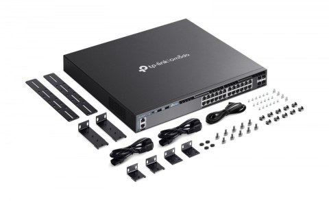TP-LINK Przełącznik zarządzalny SG6428X Omada 24-Port Gigabit Stackable L3 Managed Switch with 4 10GE SFP+ Slots