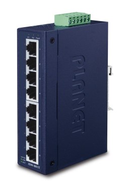 PLANET ISW-801T łącza sieciowe Nie zarządzany L2 Fast Ethernet (10/100) Niebieski
