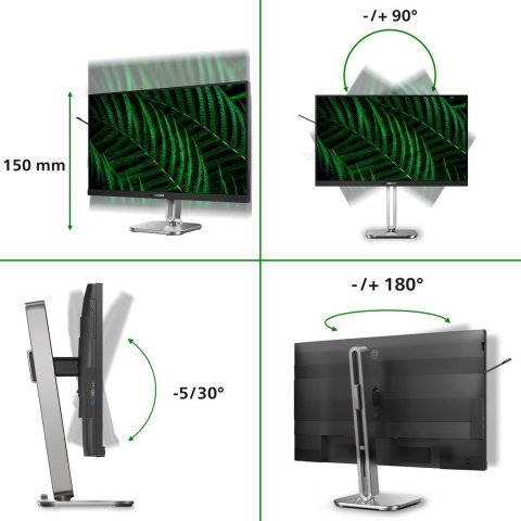 Monitor Philips 68,5cm (27,0") 27B2G5200 16:09 HDMI+DP+USB IPS Lift