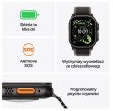 Apple Watch Ultra 3 GPS + Cellular 49mm Koperta 49 mm z tytanu w kolorze naturalnym Opaska Alpine w kolorze jasnoniebieskim - rozmiar