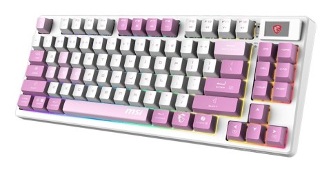 Klawiatura gamingowa VIOLET US/FORGE GK600 TKL W VIOLET MSI
