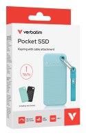Verbatim Pocket SSD 1 TB USB Type-C 3.2 Gen 2 (3.1 Gen 2) Niebieski