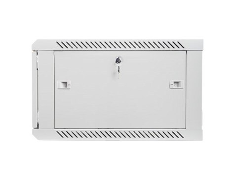 Szafa jednosekcyjna Lanberg WF01-6606-10S (6U; 368mm / 600mm / 600 mm; wisząca; Szklane; 19''; kolor szary)