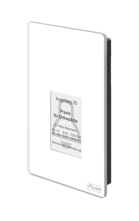 Terminal kontroli dostępu Auerswald TFS-Dialog 400 z czytnikiem linii papilarnych - biały