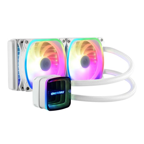 Enermax Cieczowy Chłodzenie Procesora Aquafusion ADV 240mm RGB Biały