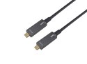 Kabel USB-C3.2 do USB-C Active Optical Cable PD 60W St/St 15.00m