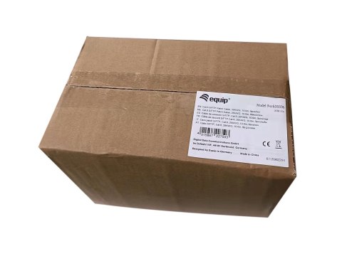 Equip 635596 kabel sieciowy Czarny 10 m Cat6 S/FTP (S-STP)