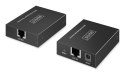 Przedłużacz (extender) po skrętce kat.6 USB 2.0 do 150m, 4x USB-A do 480 Mbps, 1x RJ45 (Gigabit Ethernet) - zestaw (odbiornik/na