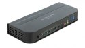 Przełącznik KVM HDMI Delock 4K 60 Hz z USB 3.0 i Audio - KVM / audio / USB switch - 2 porty