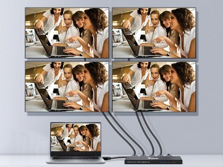 Wyposażenie Rozdzielacz wideo HDMI 4x HDMI (332717)