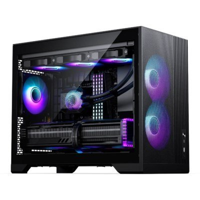 Obudowa PC PHANTEKS XT M3, Mini Obudowa, mATX, RGB, Szkło hartowane - w tym 3x wentylatory 120 mm, czarne