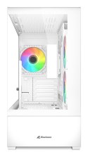 Etui do komputera Sharkoon MK6 RGB Micro-ATX 1xGlass białe