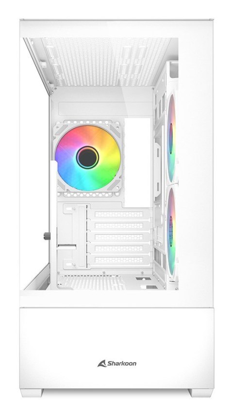 Etui do komputera Sharkoon MK6 RGB Micro-ATX 1xGlass białe