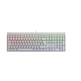 Klawiatura mechaniczna przewodowa CHERRY MX 2.0S RGB, biały