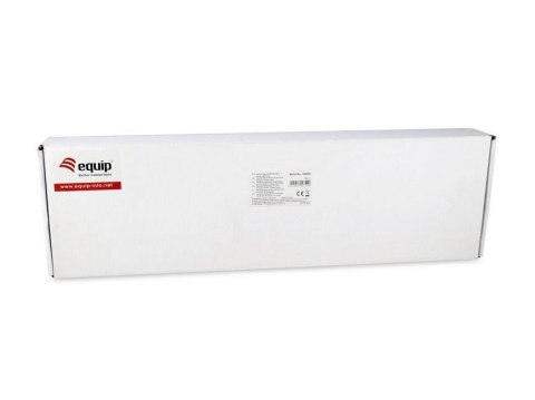 Wyposażenie 19" Patch Panel 24xRJ45 Cat6 FTP 1U 250MHz RAL7035