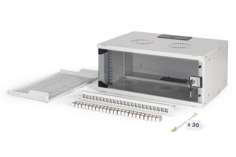 Pakiet sieciowy 19", szafa 4U i sprzęt, wersja gr SOHO Pro, bez montażu