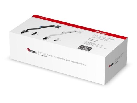 Uchwyt biurkowy do monitora biały detaliczny