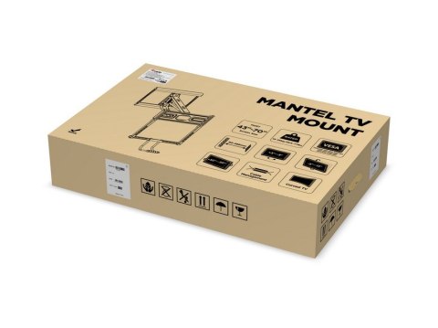 Uchwyt ścienny do telewizora 43"-50"/35kg 1TFT 4Gelenke pull-down schwarz