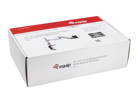 Uchwyt biurkowy Equip 650112 68,6 cm (27") Biały