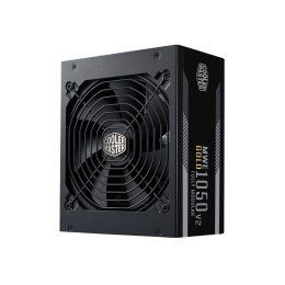 Chłodnica Master MWE Gold 1050 V2 ATX 3.1, 1050 W, 100 - 240 V, 50/60 Hz, 13 - 6 A, Aktywna, 120 W