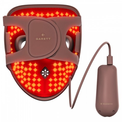 Garett Electronics Maska LED do twarzy i szyi Garett Beauty Skin Ritual Face&Neck brązowy