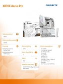 Gigabyte Płyta główna X870E AORUS PRO ICE AM5 4DDR5 HDMI/USB-C ATX