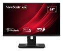 Viewsonic VG Series VG2448a monitor komputerowy 61 cm (24") 1920 x 1080 px Full HD LED Czarny